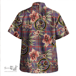 Scottish Carnegie Weathered Clan Tartan Hawaiian Shirt - Tropical Old Style Scottish Plaid Tartan Plaid