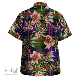Scottish Chalmers Modern Clan Tartan Hawaiian Shirt - Tropical Old Style Scottish Plaid Tartan Plaid