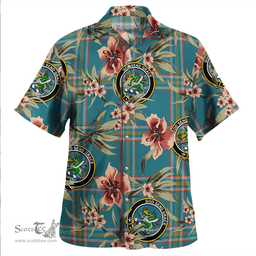 Scottish Crichton (Creighton) Ancient Clan Tartan Hawaiian Shirt - Tropical Old Style Scottish Plaid Tartan Plaid
