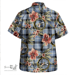 Scottish Clark Ancient Clan Tartan Hawaiian Shirt - Tropical Old Style Scottish Plaid Tartan Plaid