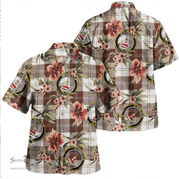Scottish Erskine Green Clan Tartan Hawaiian Shirt - Tropical Old Style Scottish Plaid Tartan Plaid