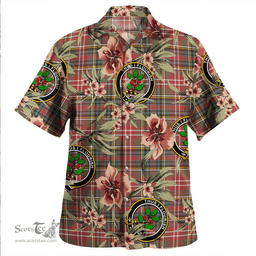 Scottish Christie Weathered Clan Tartan Hawaiian Shirt - Tropical Old Style Scottish Plaid Tartan Plaid