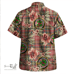 Scottish Christie Weathered Clan Tartan Hawaiian Shirt - Tropical Old Style Scottish Plaid Tartan Plaid