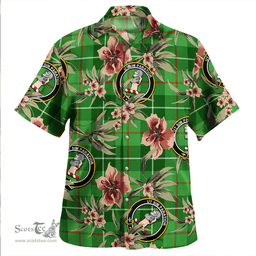 Scottish Clephan (or Clephane) Clan Tartan Hawaiian Shirt - Tropical Old Style Scottish Plaid Tartan Plaid