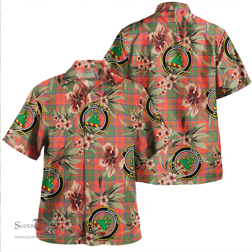 Scottish Grant Ancient Clan Tartan Hawaiian Shirt - Tropical Old Style Scottish Plaid Tartan Plaid