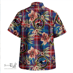 Scottish Glenn Modern Clan Tartan Hawaiian Shirt - Tropical Old Style Scottish Plaid Tartan Plaid