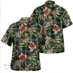 Scottish Guthrie Ancient Clan Tartan Hawaiian Shirt - Tropical Old Style Scottish Plaid Tartan Plaid