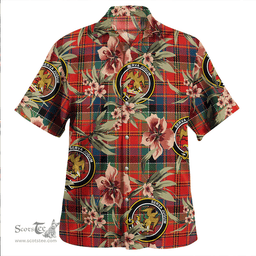 Scottish Hay and Leith Modern Clan Tartan Hawaiian Shirt - Tropical Old Style Scottish Plaid Tartan Plaid
