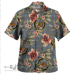 Scottish Gladstone Clan Tartan Hawaiian Shirt - Tropical Old Style Scottish Plaid Tartan Plaid
