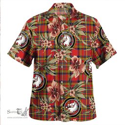 Scottish Hepburn Modern Clan Tartan Hawaiian Shirt - Tropical Old Style Scottish Plaid Tartan Plaid