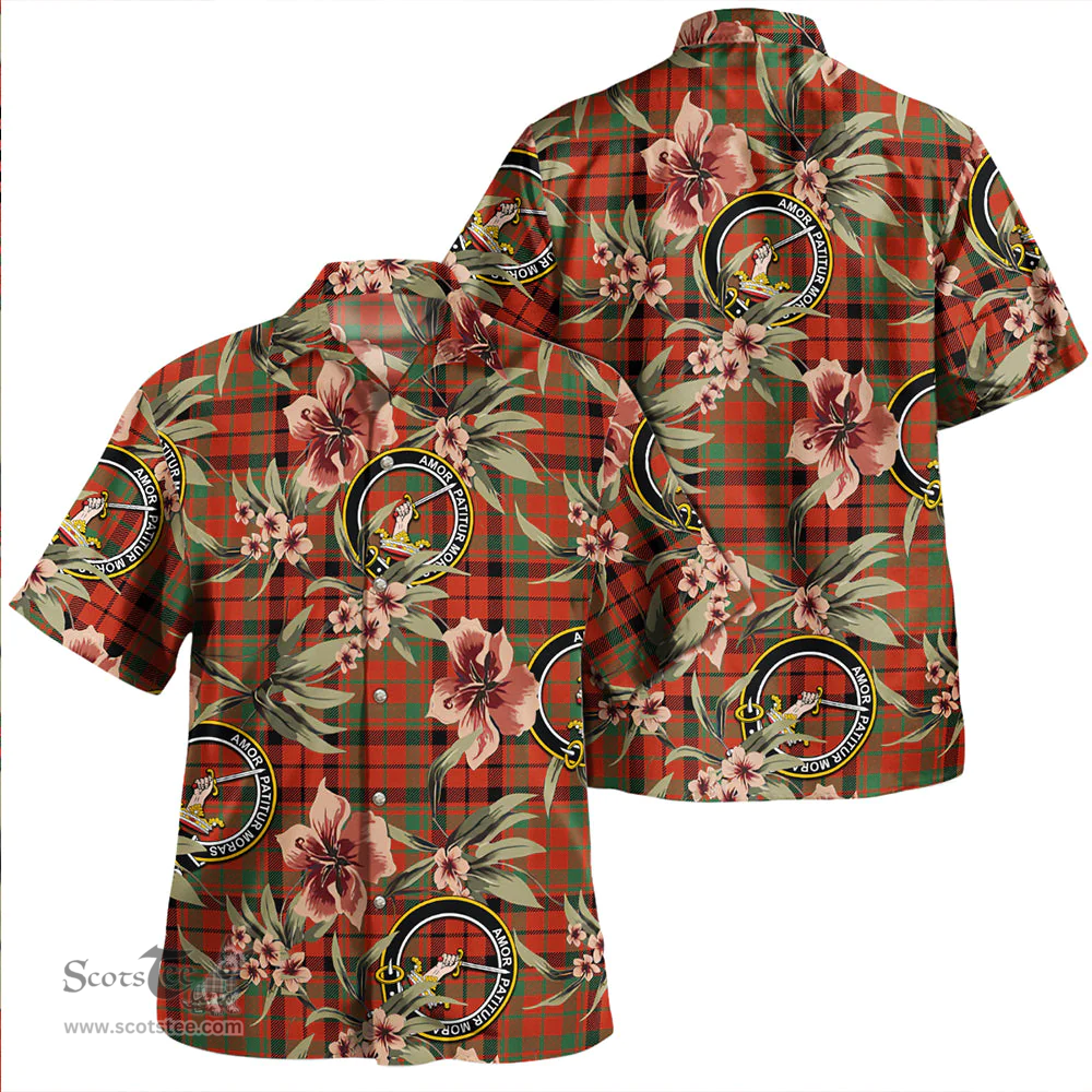 Scottish Lumsden of Kintore Ancient Clan Tartan Hawaiian Shirt - Tropical Old Style Scottish Plaid Tartan Plaid