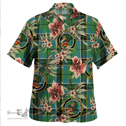 Scottish MacAlpine Ancient Clan Tartan Hawaiian Shirt - Tropical Old Style Scottish Plaid Tartan Plaid