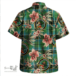 Scottish MacAlpine Ancient Clan Tartan Hawaiian Shirt - Tropical Old Style Scottish Plaid Tartan Plaid