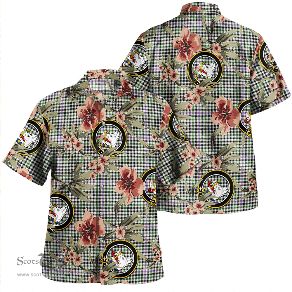 Scottish Halliday (Holliday) Ancient Clan Tartan Hawaiian Shirt - Tropical Old Style Scottish Plaid Tartan Plaid