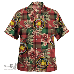 Scottish Kerr Ancient Clan Tartan Hawaiian Shirt - Tropical Old Style Scottish Plaid Tartan Plaid