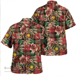 Scottish Kerr Ancient Clan Tartan Hawaiian Shirt - Tropical Old Style Scottish Plaid Tartan Plaid