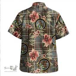 Scottish Hislop #2 Weathered Clan Tartan Hawaiian Shirt - Tropical Old Style Scottish Plaid Tartan Plaid