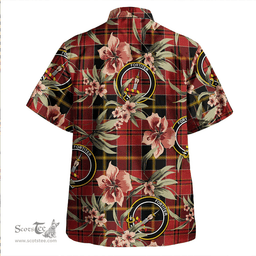 Scottish MacAlister of Skye Modern Clan Tartan Hawaiian Shirt - Tropical Old Style Scottish Plaid Tartan Plaid