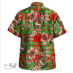 Scottish Grierson Clan Tartan Hawaiian Shirt - Tropical Old Style Scottish Plaid Tartan Plaid