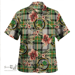 Scottish Hamilton of Brandon Ancient Clan Tartan Hawaiian Shirt - Tropical Old Style Scottish Plaid Tartan Plaid