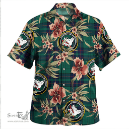 Scottish Lockhart Modern Clan Tartan Hawaiian Shirt - Tropical Old Style Scottish Plaid Tartan Plaid