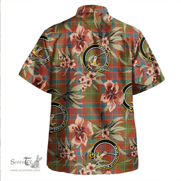 Scottish Lumsden Ancient Clan Tartan Hawaiian Shirt - Tropical Old Style Scottish Plaid Tartan Plaid