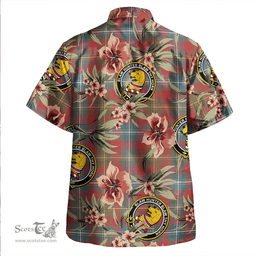 Scottish Forrester Weathered Clan Tartan Hawaiian Shirt - Tropical Old Style Scottish Plaid Tartan Plaid