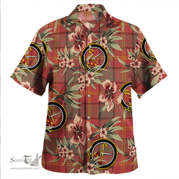 Scottish Kirk Weathered Clan Tartan Hawaiian Shirt - Tropical Old Style Scottish Plaid Tartan Plaid