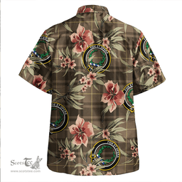 Scottish MacArthur Weathered Clan Tartan Hawaiian Shirt - Tropical Old Style Scottish Plaid Tartan Plaid