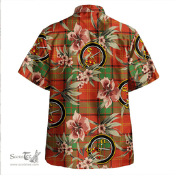 Scottish Kirk Ancient Clan Tartan Hawaiian Shirt - Tropical Old Style Scottish Plaid Tartan Plaid