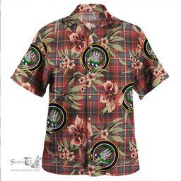 Scottish Innes Clan Tartan Hawaiian Shirt - Tropical Old Style Scottish Plaid Tartan Plaid