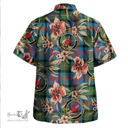 Scottish Logan Ancient Clan Tartan Hawaiian Shirt - Tropical Old Style Scottish Plaid Tartan Plaid