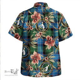 Scottish Hunter (Michael) Ancient Clan Tartan Hawaiian Shirt - Tropical Old Style Scottish Plaid Tartan Plaid