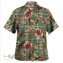 Scottish Gayre Ancient Clan Tartan Hawaiian Shirt - Tropical Old Style Scottish Plaid Tartan Plaid
