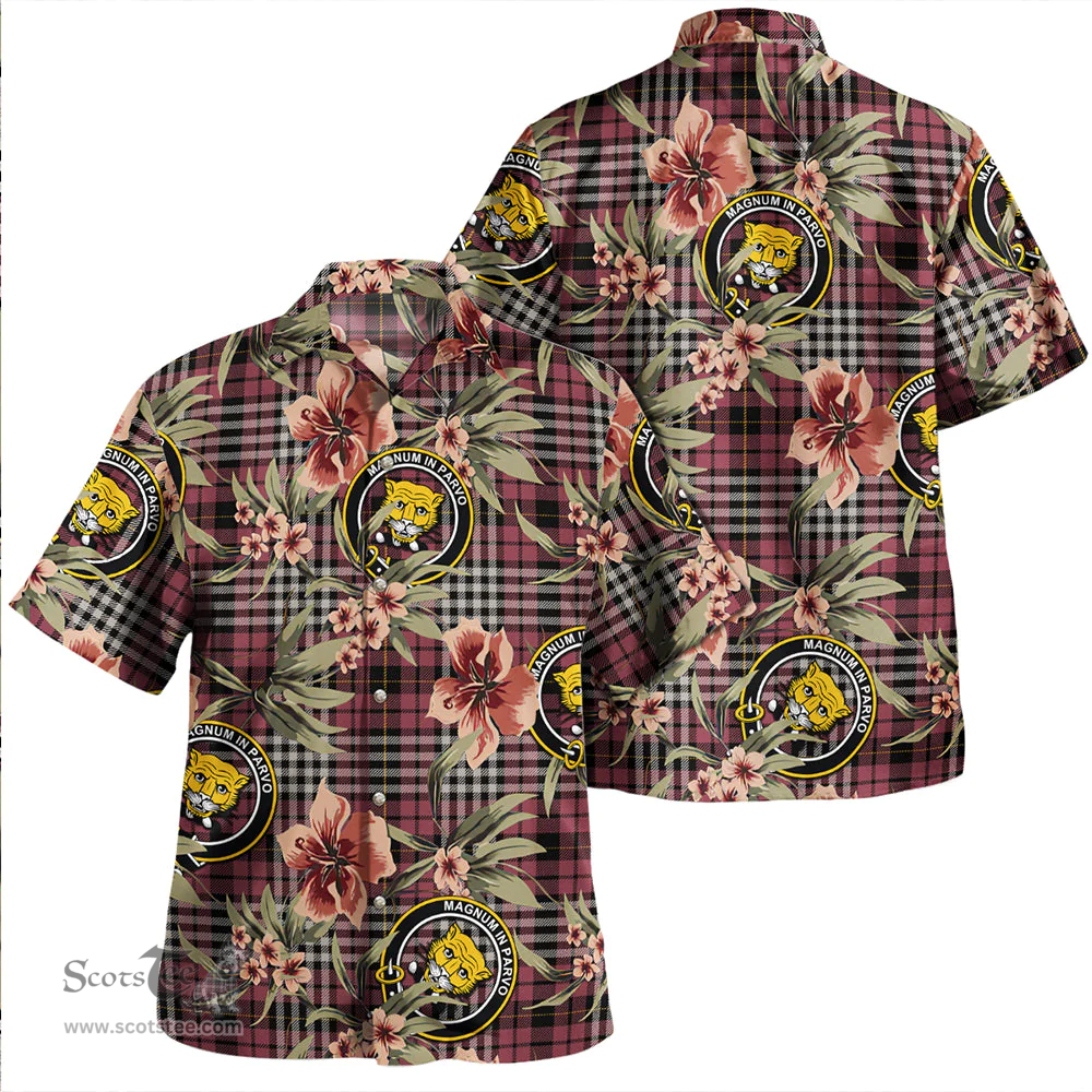 Scottish Little of Morton Rigg Ancient Clan Tartan Hawaiian Shirt - Tropical Old Style Scottish Plaid Tartan Plaid
