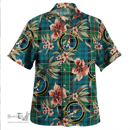 Scottish Kirkpatrick Clan Tartan Hawaiian Shirt - Tropical Old Style Scottish Plaid Tartan Plaid