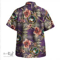 Scottish Kinnaird Weathered Clan Tartan Hawaiian Shirt - Tropical Old Style Scottish Plaid Tartan Plaid