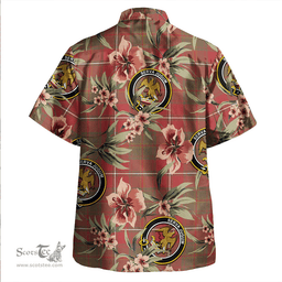 Scottish Hay Weathered Clan Tartan Hawaiian Shirt - Tropical Old Style Scottish Plaid Tartan Plaid