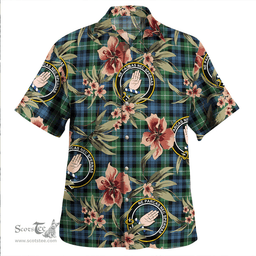 Scottish Lamont Ancient Clan Tartan Hawaiian Shirt - Tropical Old Style Scottish Plaid Tartan Plaid