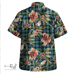 Scottish Lamont Ancient Clan Tartan Hawaiian Shirt - Tropical Old Style Scottish Plaid Tartan Plaid