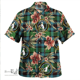 Scottish Hunter of Peebleshire Ancient Clan Tartan Hawaiian Shirt - Tropical Old Style Scottish Plaid Tartan Plaid