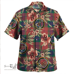 Scottish Fraser of Boblainy Hugh Modern Clan Tartan Hawaiian Shirt - Tropical Old Style Scottish Plaid Tartan Plaid