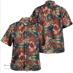 Scottish Fraser of Boblainy Hugh Modern Clan Tartan Hawaiian Shirt - Tropical Old Style Scottish Plaid Tartan Plaid
