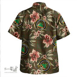 Scottish Gray Hunting Clan Tartan Hawaiian Shirt - Tropical Old Style Scottish Plaid Tartan Plaid