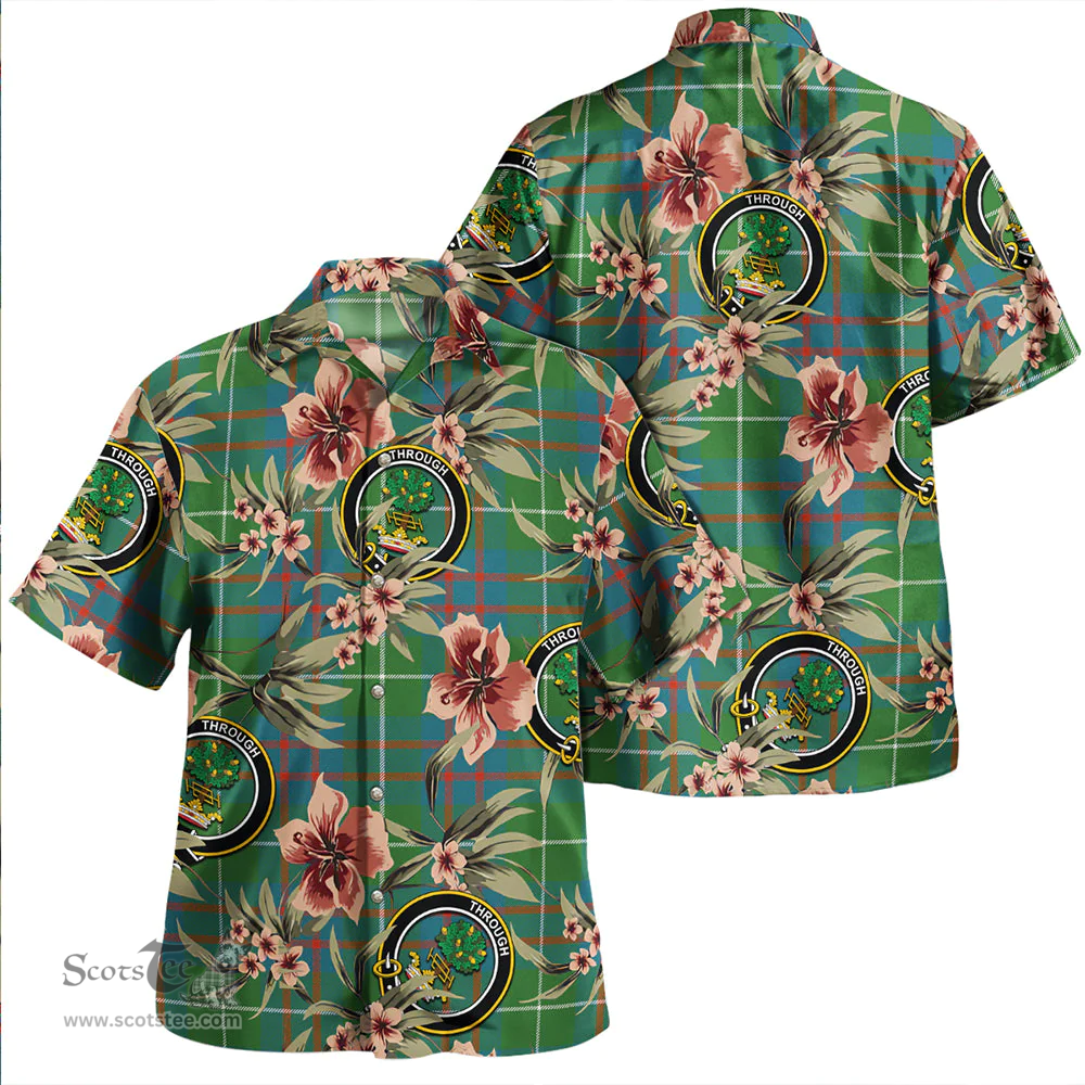 Scottish Hamilton of Clayton Ancient Clan Tartan Hawaiian Shirt - Tropical Old Style Scottish Plaid Tartan Plaid