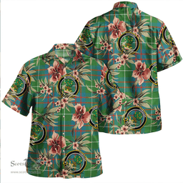 Scottish Hamilton of Clayton Ancient Clan Tartan Hawaiian Shirt - Tropical Old Style Scottish Plaid Tartan Plaid