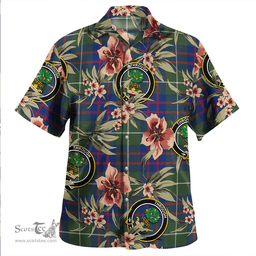 Scottish Hamilton of Clayton Modern Clan Tartan Hawaiian Shirt - Tropical Old Style Scottish Plaid Tartan Plaid