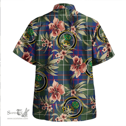 Scottish Hamilton of Clayton Modern Clan Tartan Hawaiian Shirt - Tropical Old Style Scottish Plaid Tartan Plaid