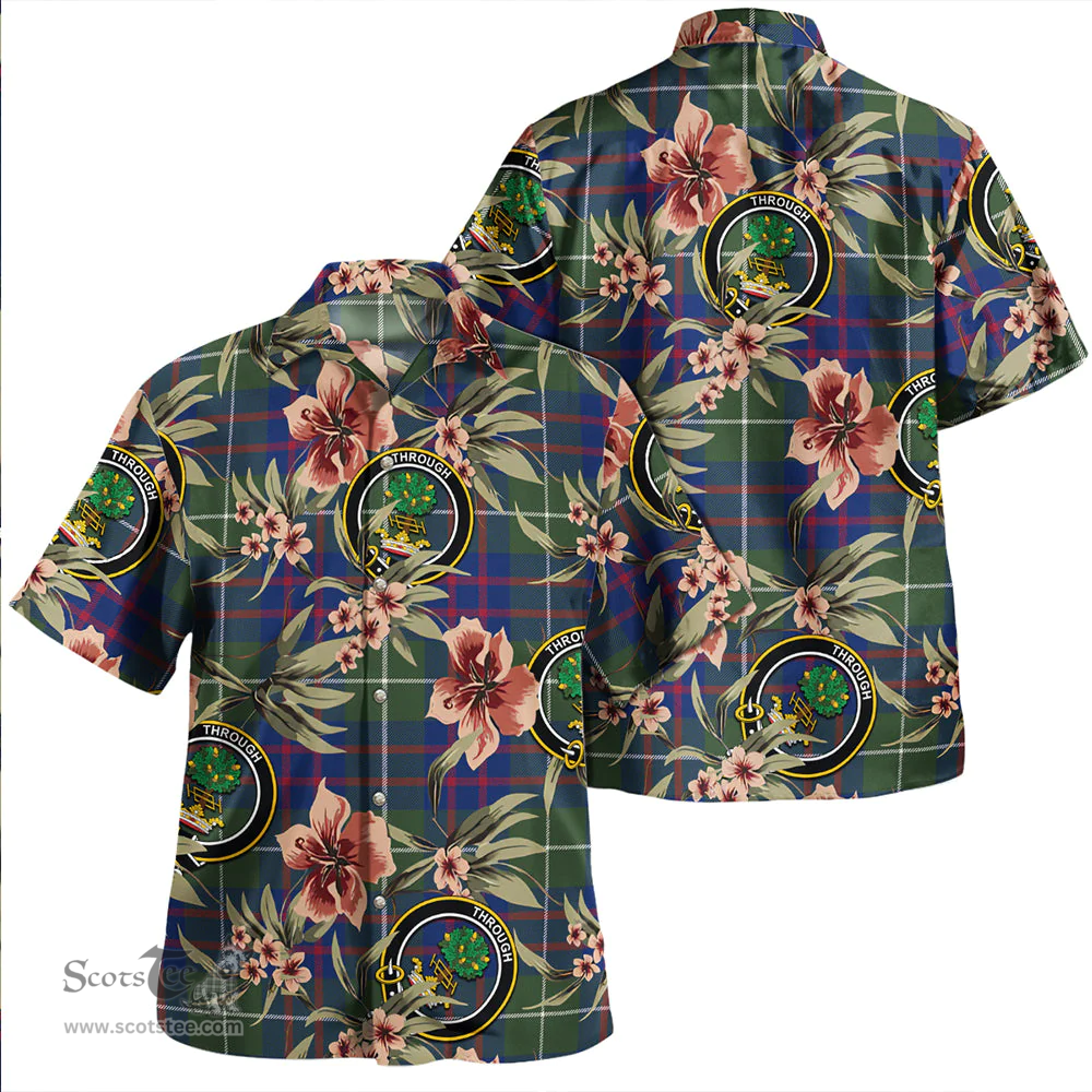 Scottish Hamilton of Clayton Modern Clan Tartan Hawaiian Shirt - Tropical Old Style Scottish Plaid Tartan Plaid