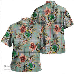 Scottish Irvine of Glentulchan Ancient Clan Tartan Hawaiian Shirt - Tropical Old Style Scottish Plaid Tartan Plaid